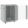 Mueble de red vidaxxl con almacenaje gris 60 x 60 x 80 cm acero