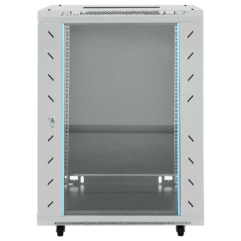 Mueble de red vidaxxl con almacenaje gris 60 x 60 x 80 cm acero
