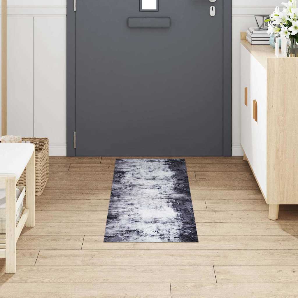 Tappeto da cucina VidaXL grigio 150 x 45 cm in velluto
