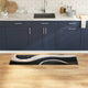 Tappeto da cucina VidaXL nero 150 x 45 cm in velluto