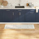 Tappeto da cucina Vidaxx bianco 150 x 45 cm in velluto