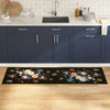 Tappeto da cucina VidaXL nero 180 x 60 cm in velluto