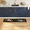 Tappeto da cucina VidaXL nero 150 x 45 cm in velluto