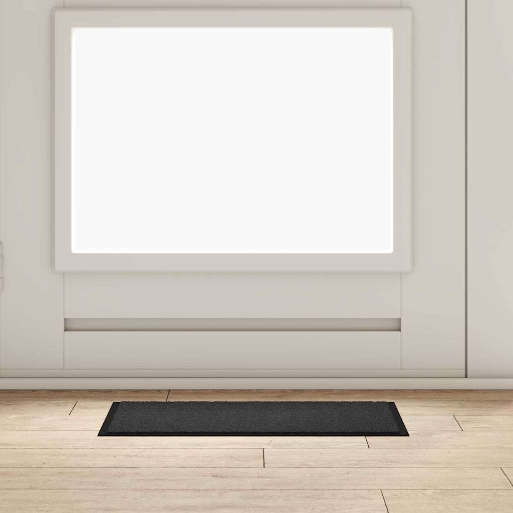 Zerbino Vidaxl antracite 60 x 40 x 1,2 cm in tessuto Teddy