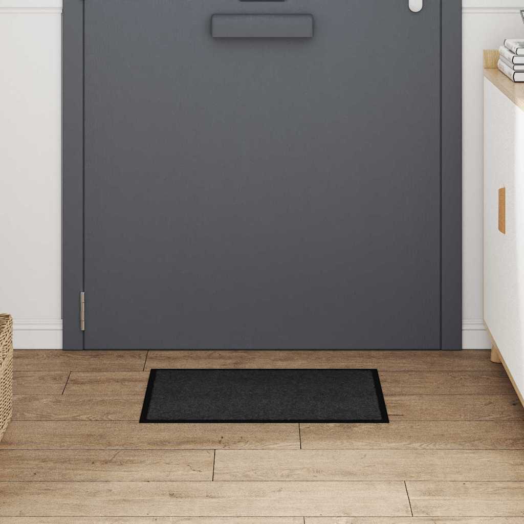 Zerbino Vidaxl antracite 60 x 40 x 1,2 cm in tessuto Teddy