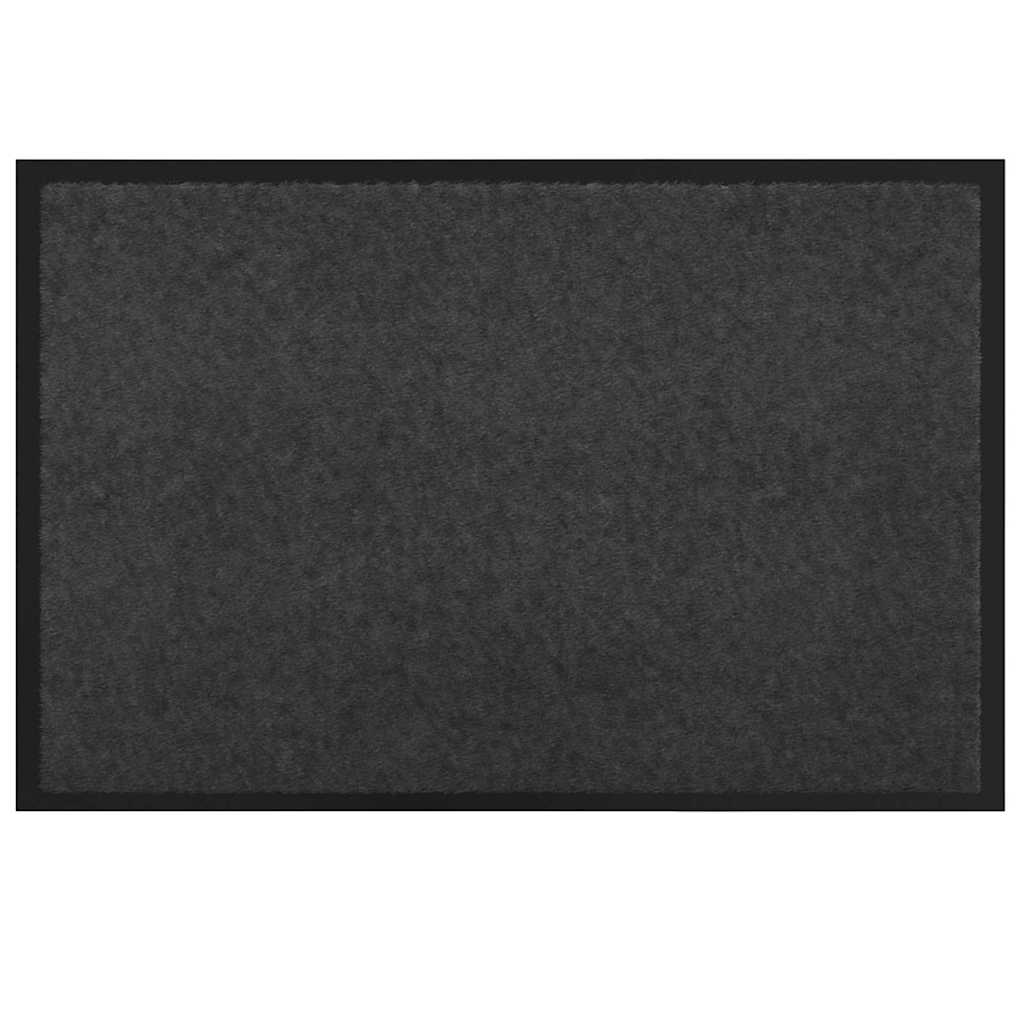 Zerbino Vidaxl antracite 60 x 40 x 1,2 cm in tessuto Teddy