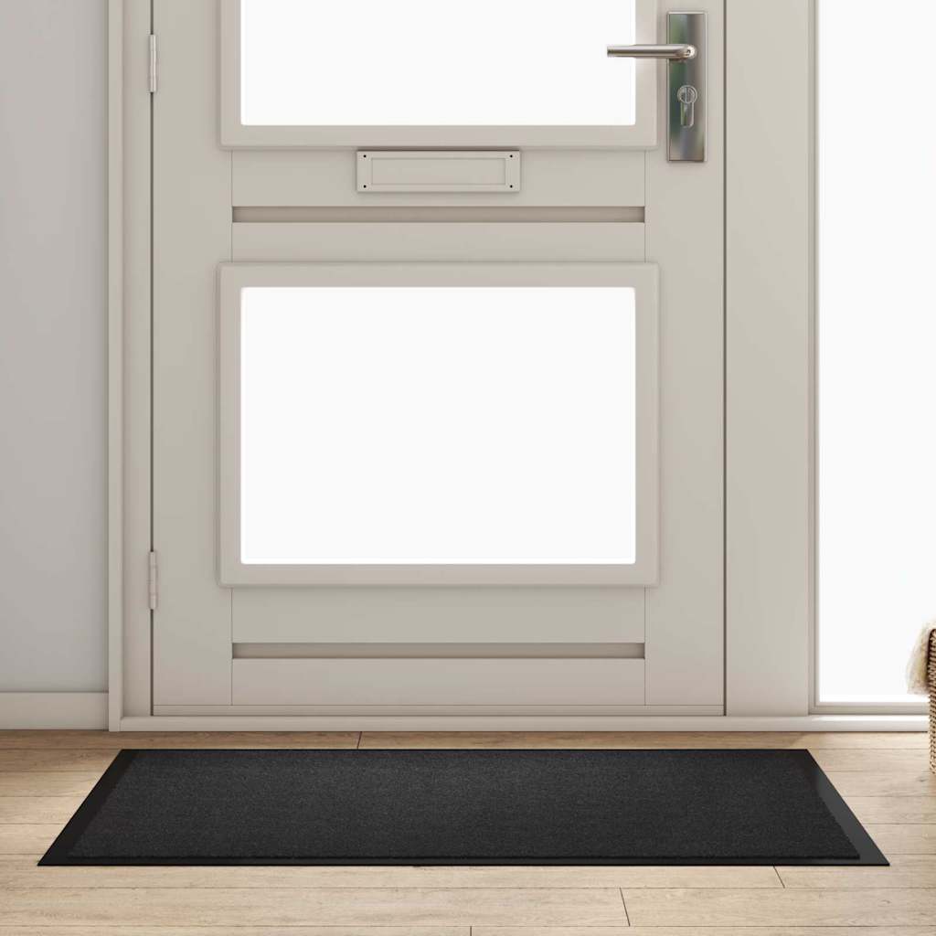 Vidaxl felpudo antracita 60 x 40 x 1,2 cm tejido peluche