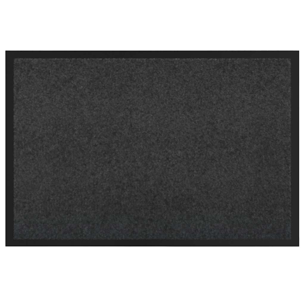 Vidaxl felpudo antracita 60 x 40 x 1,2 cm tejido peluche