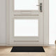 Vidaxl deurmat zwart 60 x 40 x 1.2 cm teddy stof