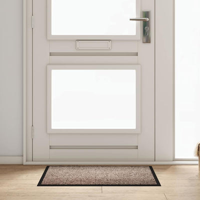 Zerbino Vidaxl beige 60 x 40 x 1,2 cm in tessuto orsacchiotto