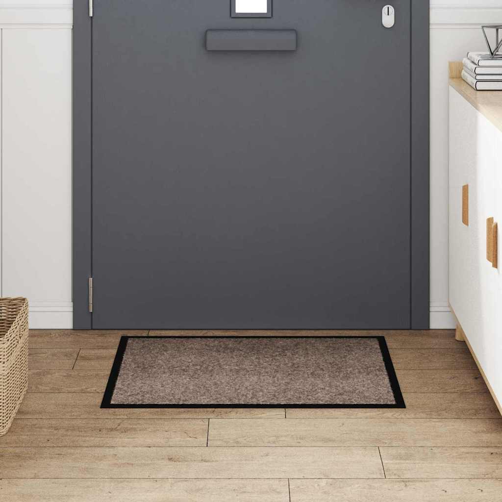 Vidaxl Felpudo beige 60 x 40 x 1,2 cm tela osito