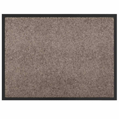 Zerbino Vidaxl beige 60 x 40 x 1,2 cm in tessuto orsacchiotto
