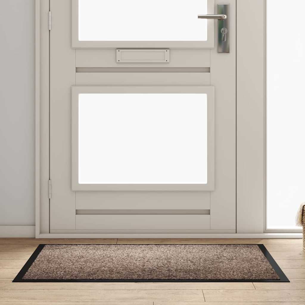 Zerbino Vidaxl beige 60 x 40 x 1,2 cm in tessuto orsacchiotto