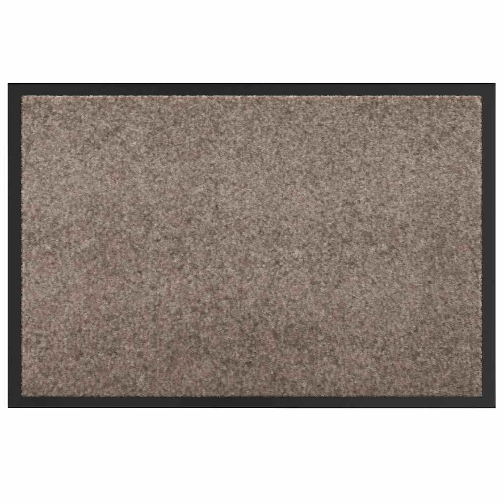 Zerbino Vidaxl beige 60 x 40 x 1,2 cm in tessuto orsacchiotto
