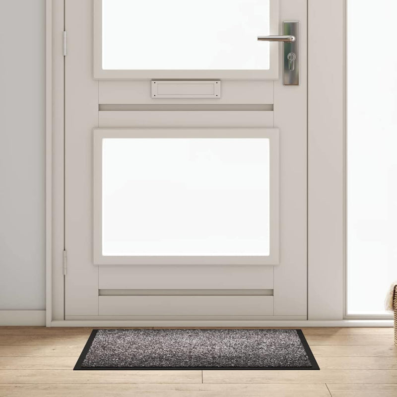 Zerbino Vidaxl grigio chiaro 60 x 40 x 1,2 cm in tessuto orsacchiotto