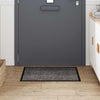 Zerbino Vidaxl grigio chiaro 60 x 40 x 1,2 cm in tessuto orsacchiotto