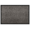 Zerbino Vidaxl grigio chiaro 60 x 40 x 1,2 cm in tessuto orsacchiotto
