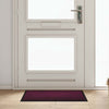 Vidaxl Felpudo rojo burdeos 60 x 40 x 1,2 cm tejido peluche