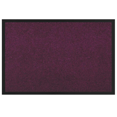 Zerbino Vidaxl rosso bordeaux 60 x 40 x 1,2 cm in tessuto orsacchiotto