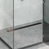 Vidaxx Scarico doccia 2 in 1 nero 100 cm acciaio inox 304