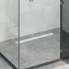 Scarico doccia Vidaxx 2 in 1 con sifone a 360° argento 70 cm