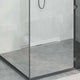 Vidaxxl desagüe de ducha de pared plateado 70 cm acero inoxidable 304