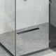 Vidaxx Desagüe de ducha 2 en 1 negro 60 cm acero inoxidable 304