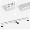 Scarico doccia Vidaxx con linea design argento 90 cm acciaio inossidabile 304