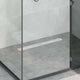Scarico doccia Vidaxx con linea design argento 70 cm acciaio inossidabile 304