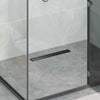 Scarico doccia Vidaxx 2 in 1 con sifone a 360° nero 50 cm
