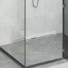 VidaXL desagüe de ducha de pared plateado 90 cm acero inoxidable 304