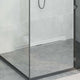 VidaXL desagüe de ducha de pared plateado 90 cm acero inoxidable 304