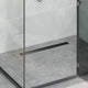 Vidaxx Desagüe de ducha 2 en 1 negro 70 cm acero inoxidable 304