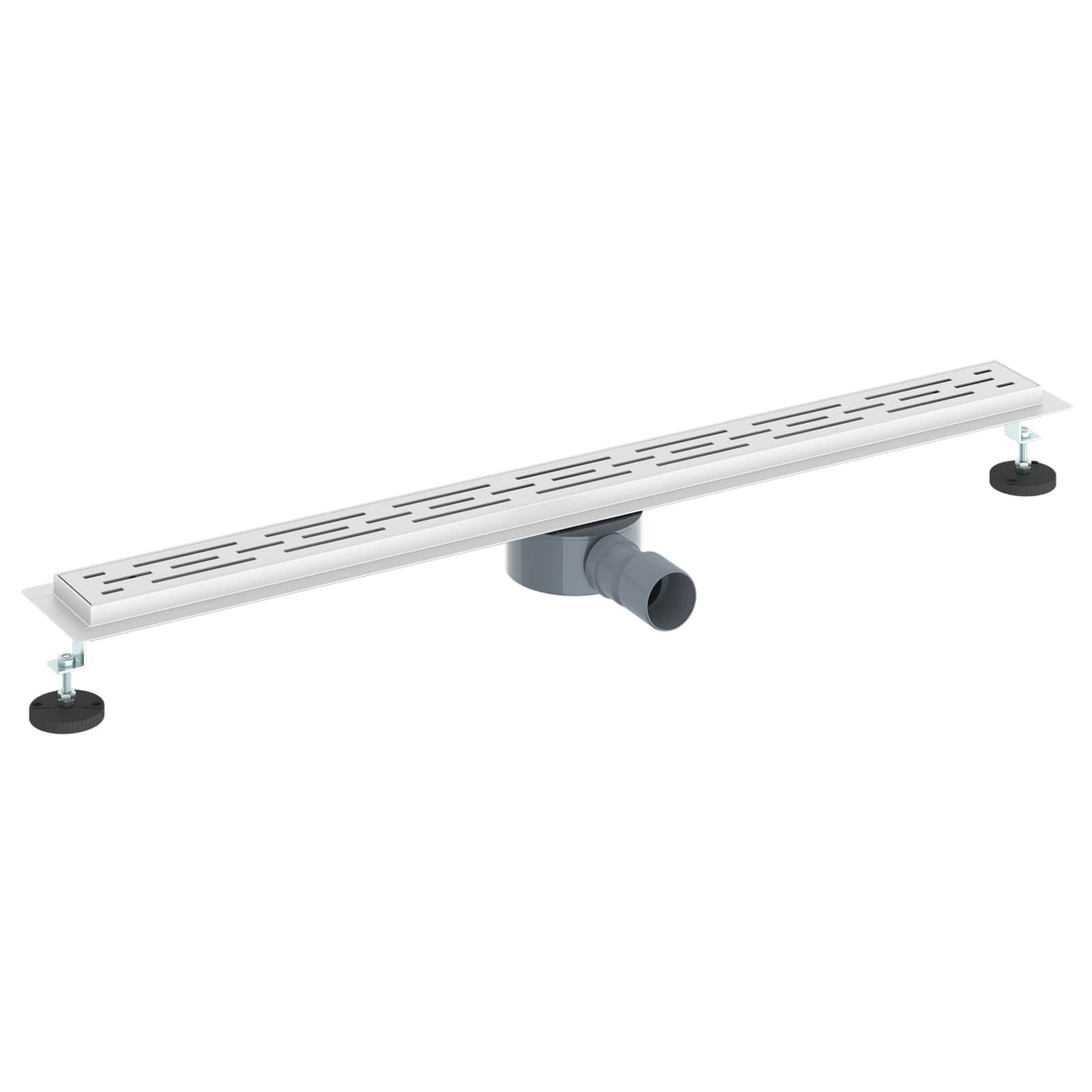 Vidaxx copertura in vetro per piletta doccia con sifone a 360° argento 90 cm