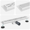 Scarico doccia Vidaxx con linea design argento 60 cm acciaio inossidabile 304