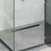 Scarico doccia Vidaxx 2 in 1 con sifone a 360° nero 70 cm