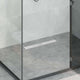 Scarico doccia Vidaxx con linea design argento 50 cm acciaio inossidabile 304