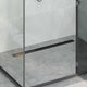 Vidaxx Desagüe de ducha 2 en 1 negro 90 cm acero inoxidable 304