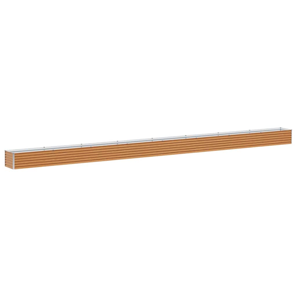 Jardinera elevada vidaxl 775 x 50 x 36 cm acero galvanizado