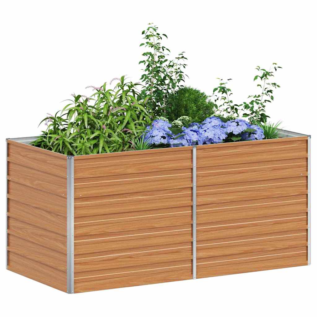 Vidaxx jardinera elevada marrón claro 160 x 80 x 77 cm