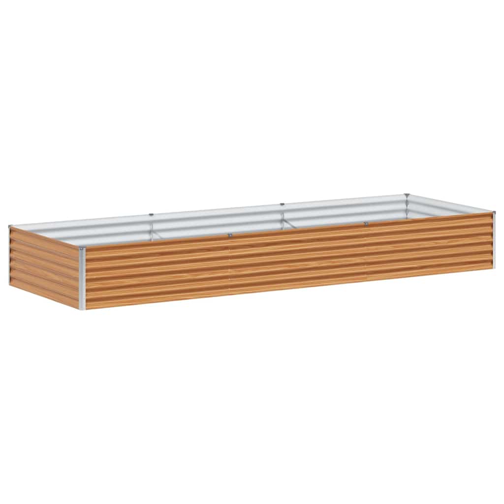 Jardinera elevada vidaxx 290 x 100 x 36 cm acero galvanizado