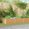 Fioriera rialzata Vidaxx marrone chiaro 600 x 80 x 45 cm