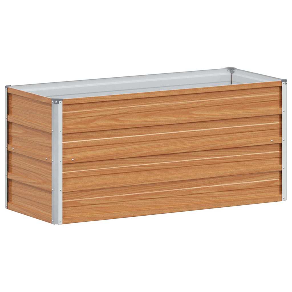 Vidaxx jardinera elevada marrón claro 100 x 40 x 45 cm