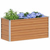 Fioriera rialzata Vidaxx marrone chiaro 100 x 40 x 45 cm