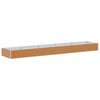 Fioriera rialzata Vidaxx 485 x 100 x 36 cm in acciaio zincato