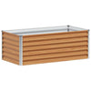 Jardinera elevada vidaxl 98 x 50 x 36 cm acero galvanizado