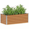 Jardinera elevada vidaxl 98 x 50 x 36 cm acero galvanizado