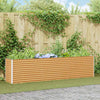 Jardinera elevada vidaxx 290 x 50 x 68 cm acero galvanizado