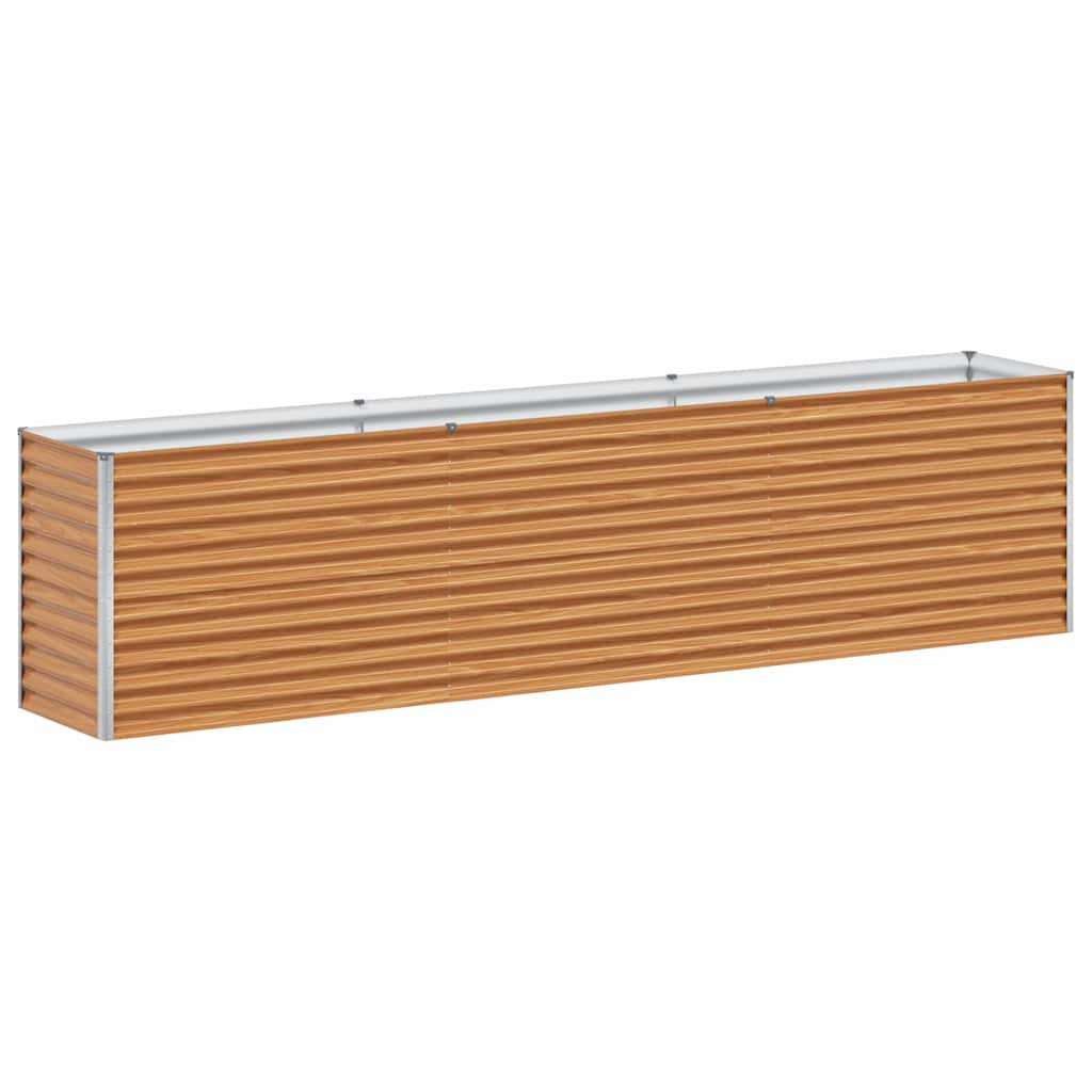 Jardinera elevada vidaxx 290 x 50 x 68 cm acero galvanizado