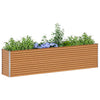 Jardinera elevada vidaxx 290 x 50 x 68 cm acero galvanizado